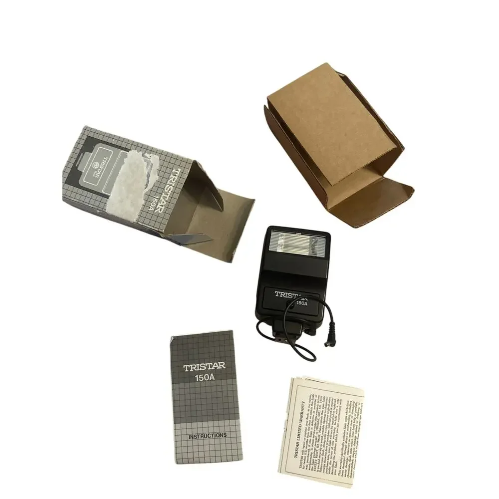 Vintage TriStar Tri-Star 150A Compact Automatic Shoe Mount Photography Flash